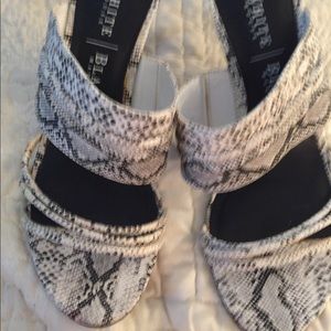 Ladies Slides Grey & White